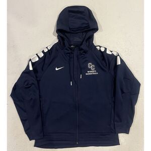 NIKE Elite Royal Blue Therma Fit Team‎ Jacket 835385 Womens XL Columbia College